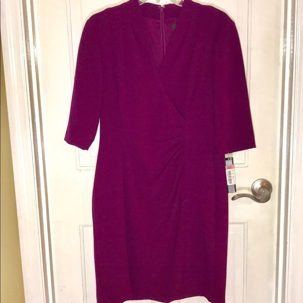 Tahari Mulberry Short Dress